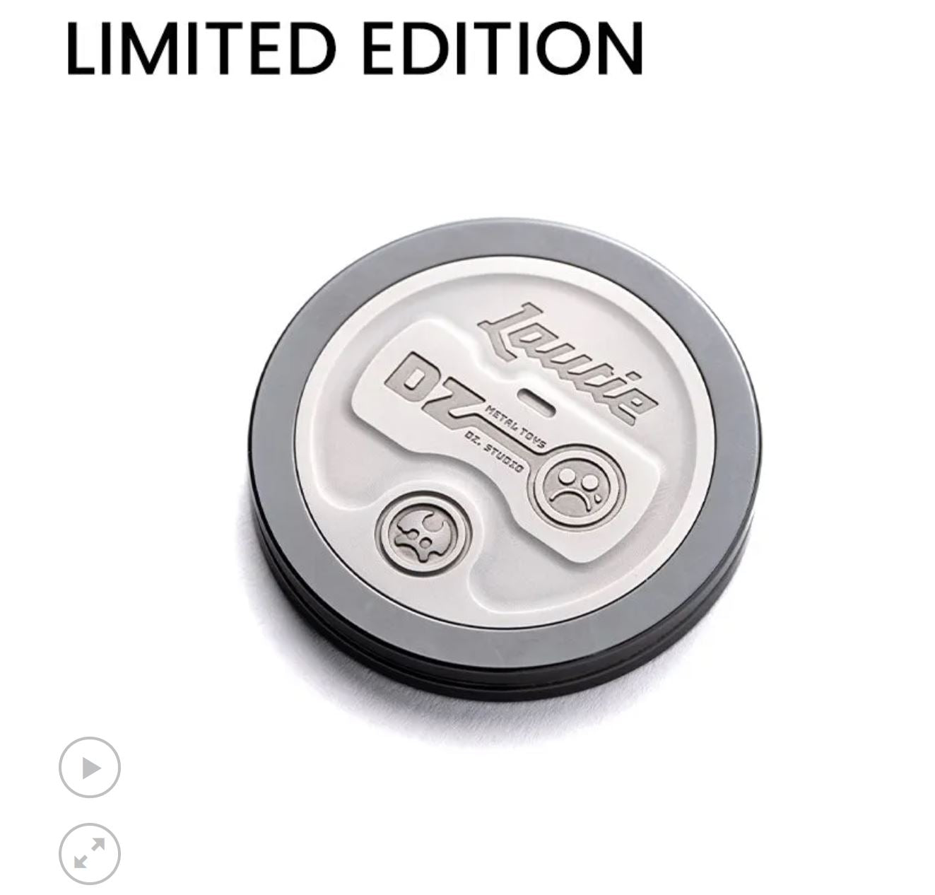 Lautie x Metal Toys DZ "ShowHand" Mechanical Coin Shape EDC PPB Fidget Hand Slider for Gift & Collection