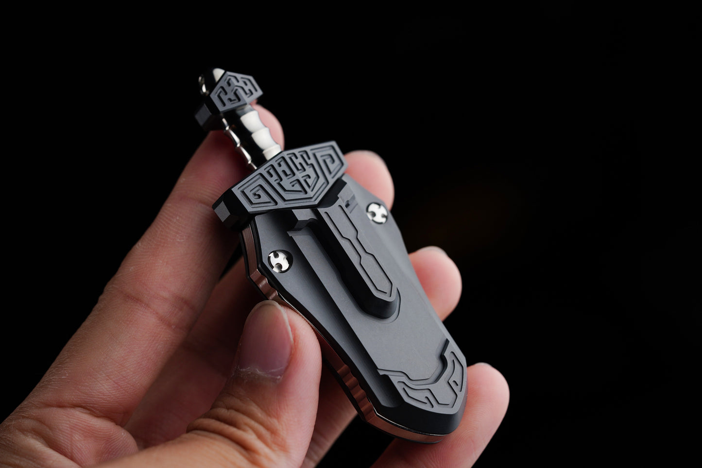 New 2026 WANWU "Taia" Sword Hand Haptic Special Material Zirconium crystal Push Slider