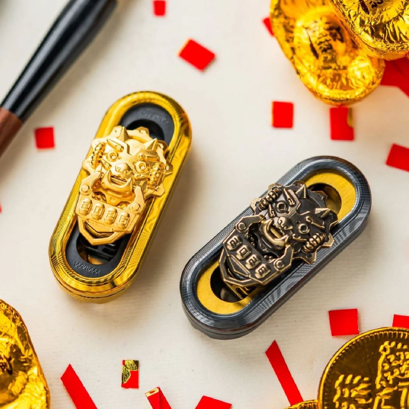 WANWU Popping "Cyber Jiaotu" 2026 Chinese Lunar New Year Special Edition Hand Fidget Haptic Push Slider