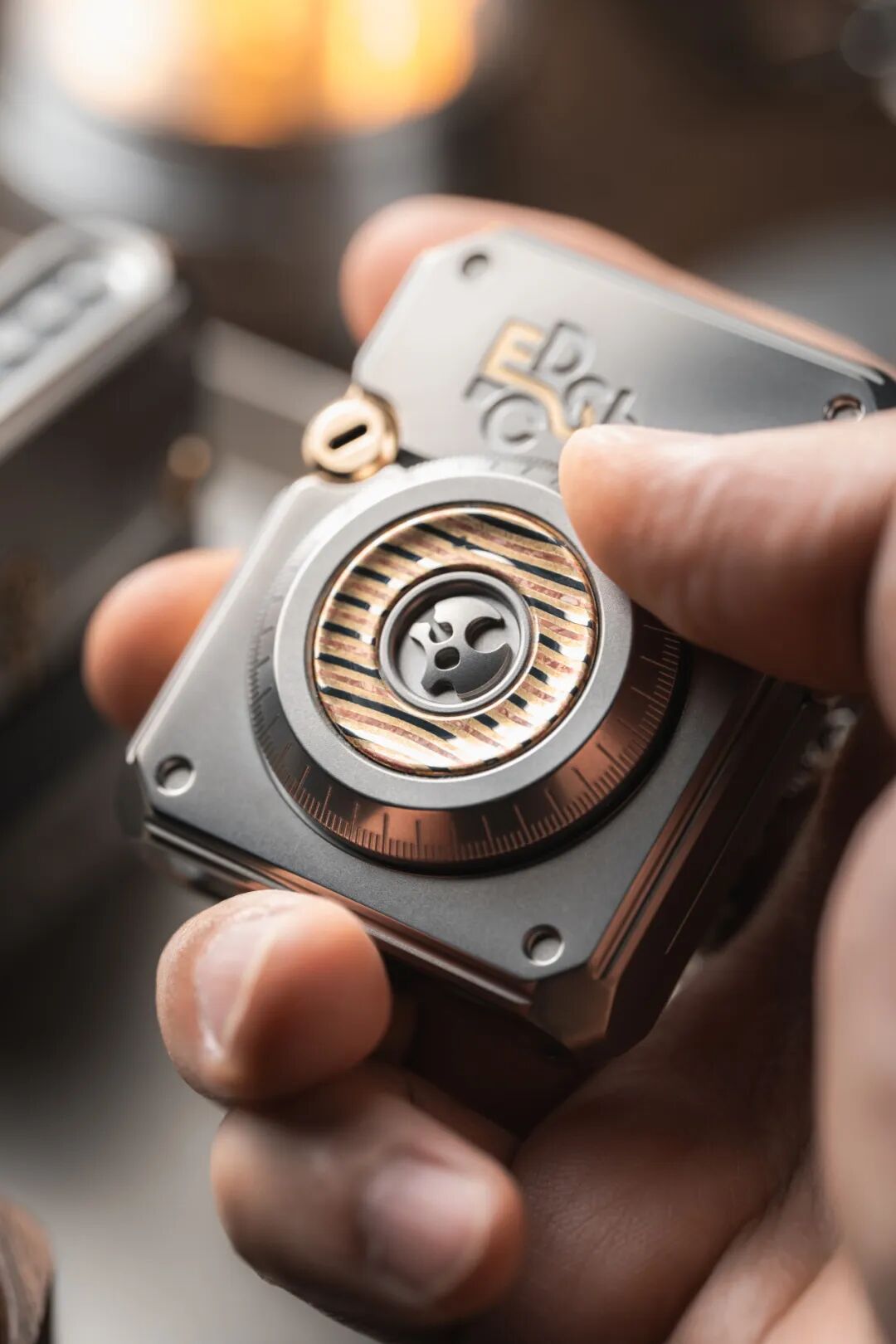 New Lautie 2099 Series Lotto Titanium Lighter Box Gyro Fidget Slider Spinner for Collection & Gift