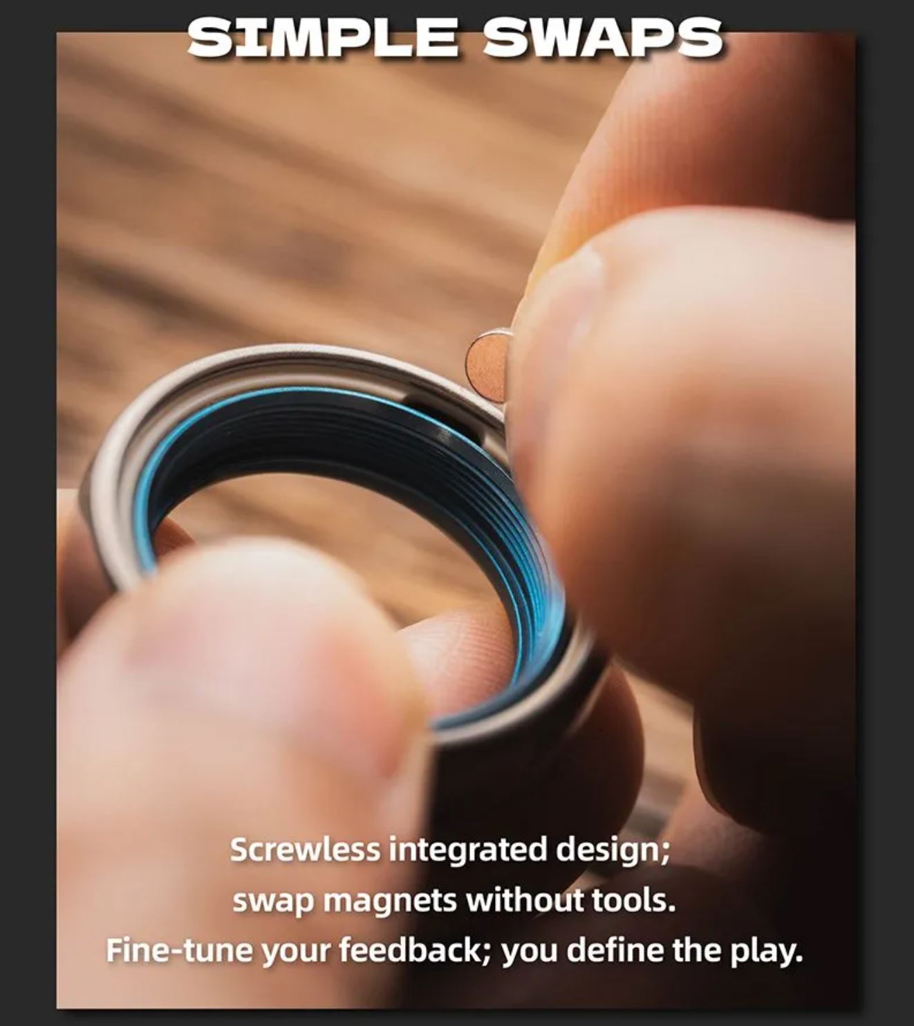 New Launching Lautie SpyWar Mechanic I - Slim Fidget Ring for Collection & Gift