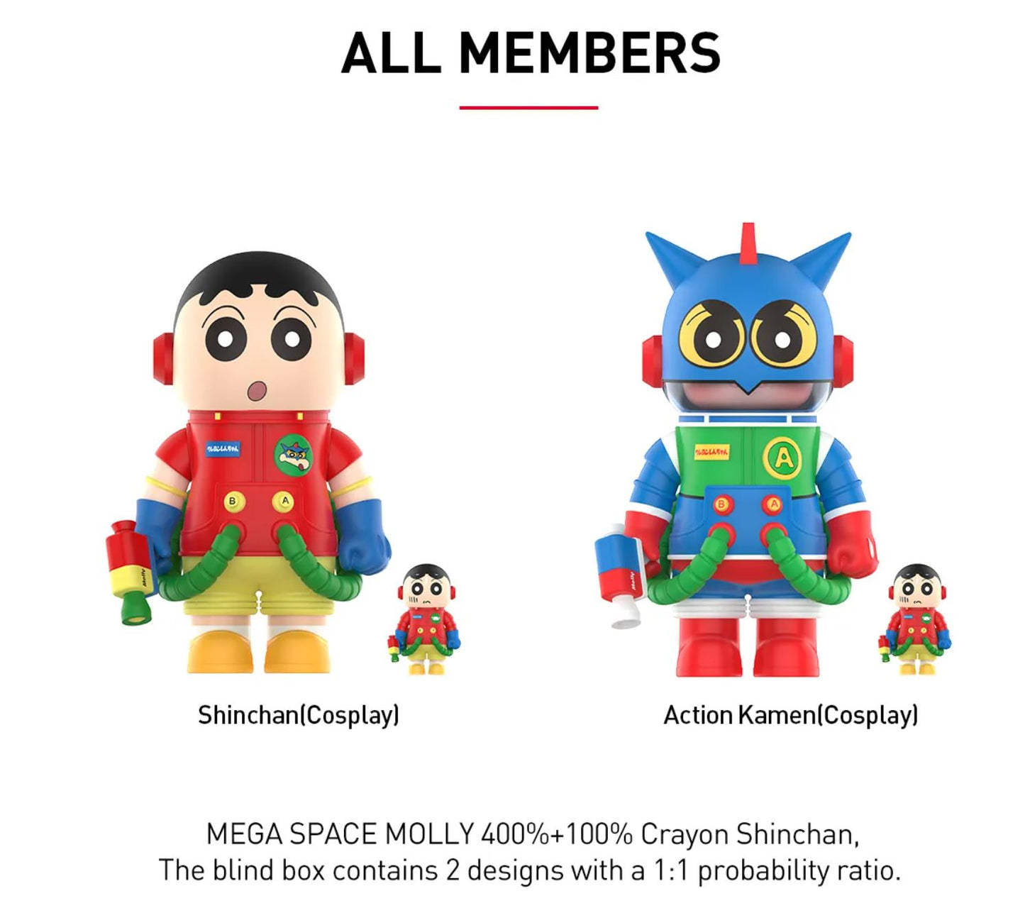 POP MART - MEGA SAPCE MOLLY 400% - Crayon Shinchan - 100% Authentic from POP MART