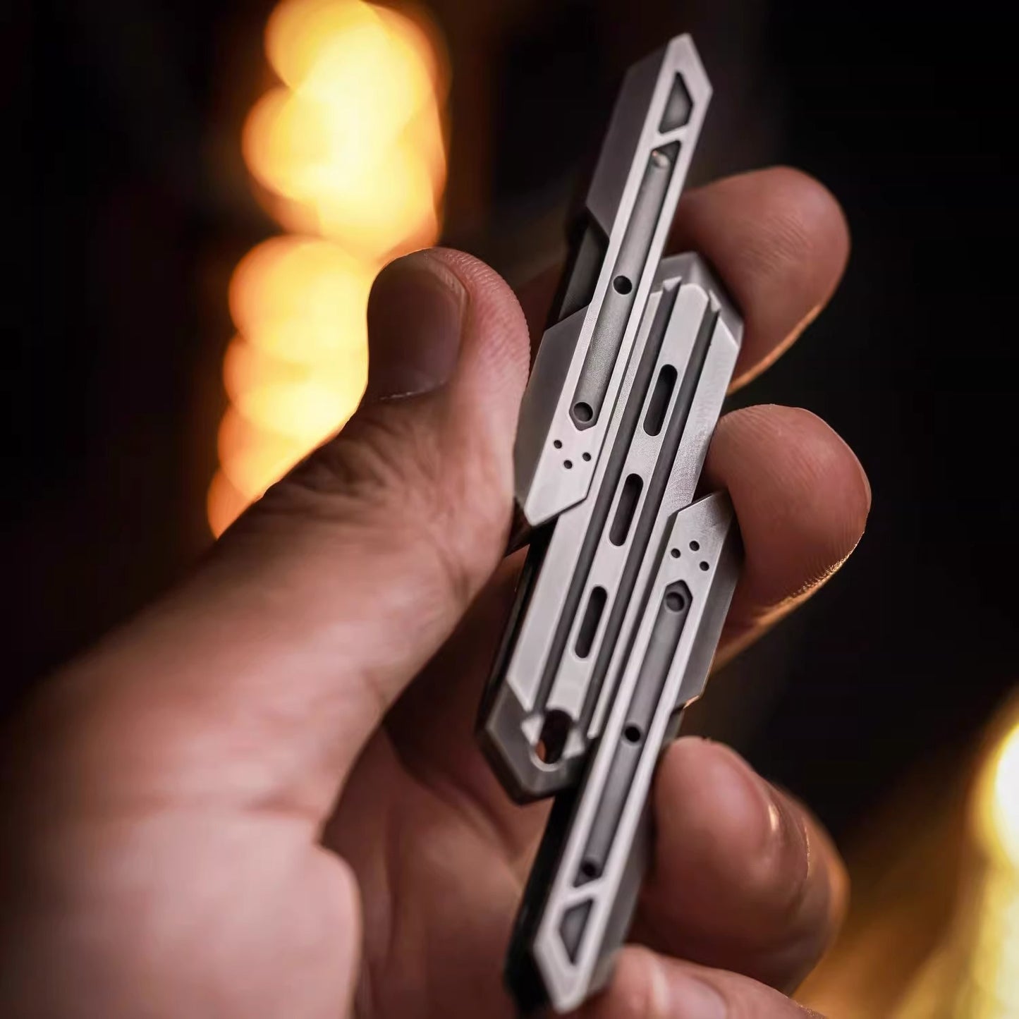 CWS EDC Archangel's Sword Hand Haptic Stainless Steel Push Slider | New Archangel's Swords EDC Hand Push Slider | Archangel's Sword PPB Fidget Toys for Collection & Gift