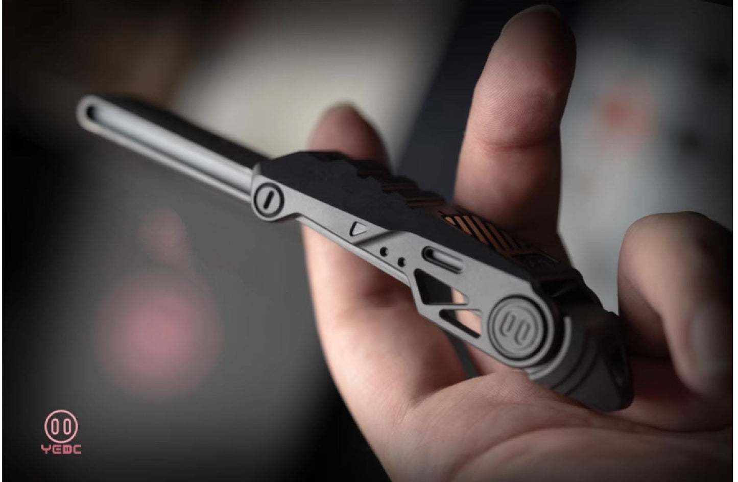 YEDC Razor 2.0 Zirconium Limited Mechanical Hand Haptic Slider | YEDC Razor 2.0 Zirconium EDC Hand Fidget Toy for Collection &amp; Gift