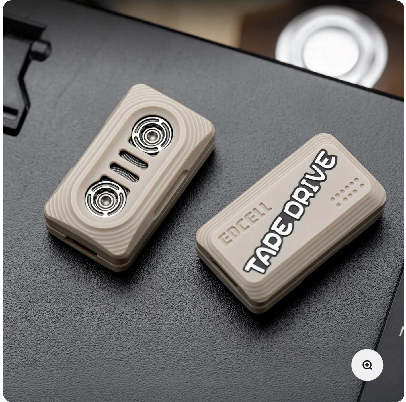 New EDCELL "TAPE DRIVE" PEI_PC_Copper Hand Push Fidget Slider for Collection & Gift