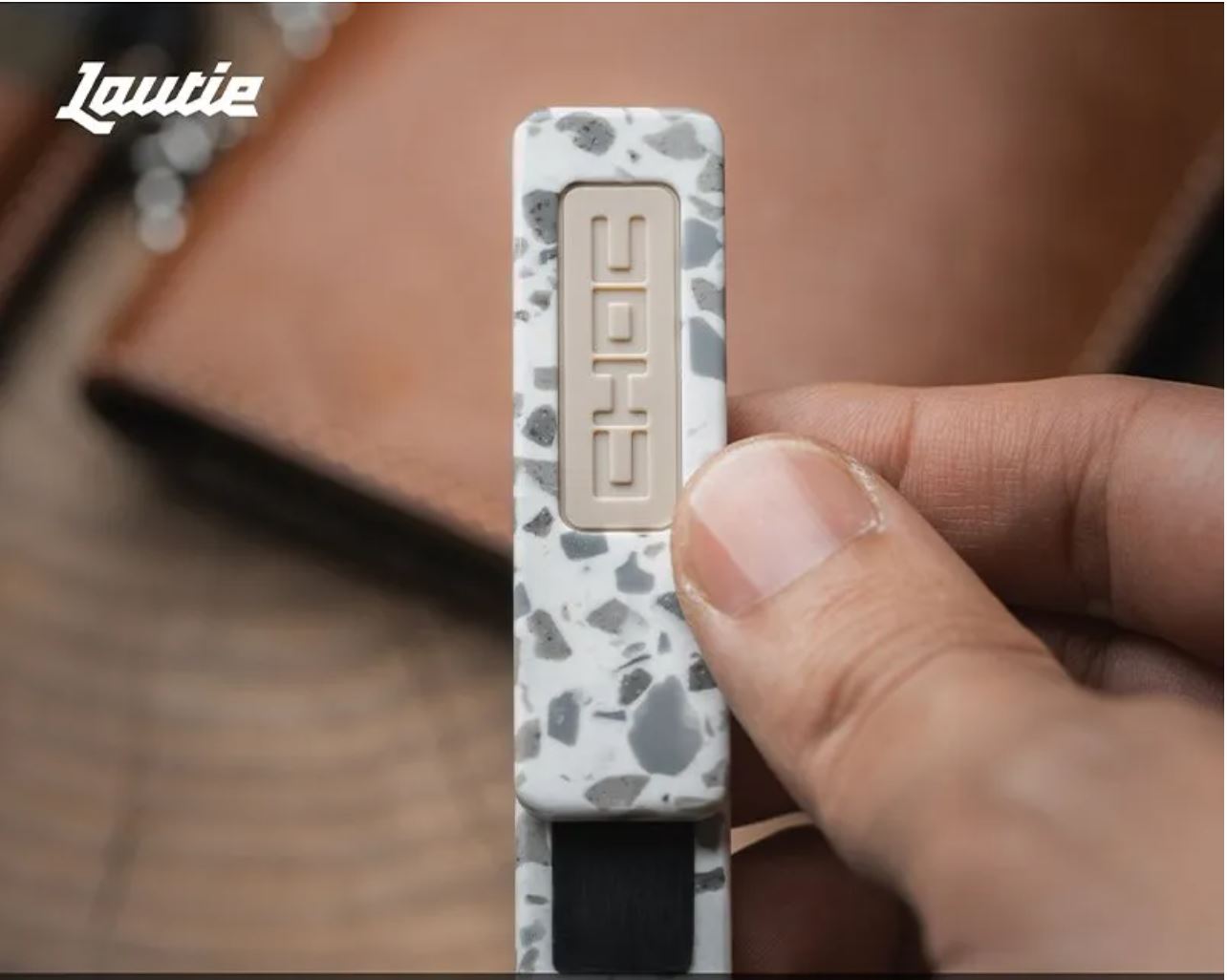 Lautie Choc Corian Mechanical EDC Hand Haptic Fidget Slider for Collection & Gift