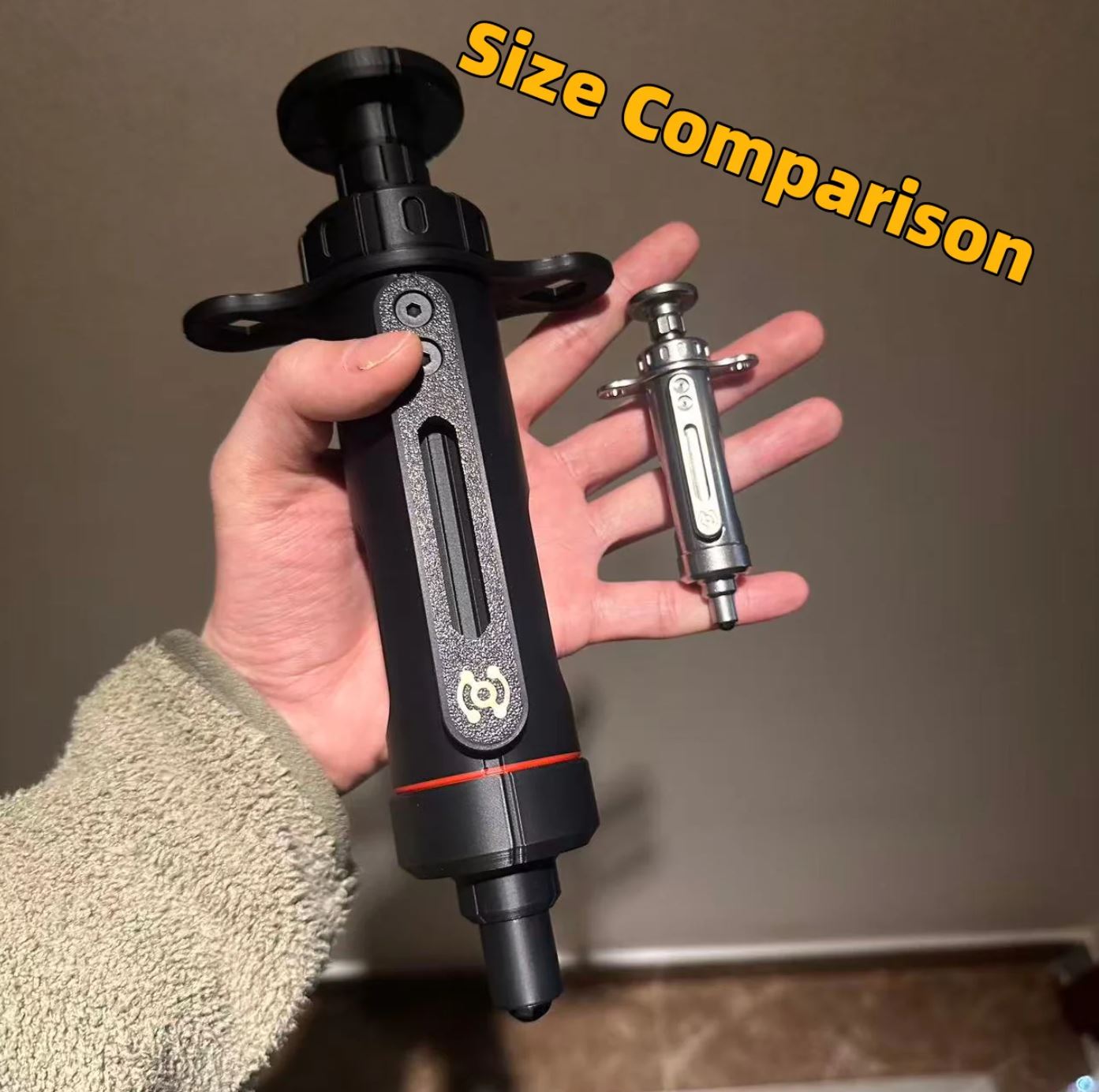 ACEdc Giant BabyDoc Hand Fidget Haptic EDC Slider for Gift & Collection