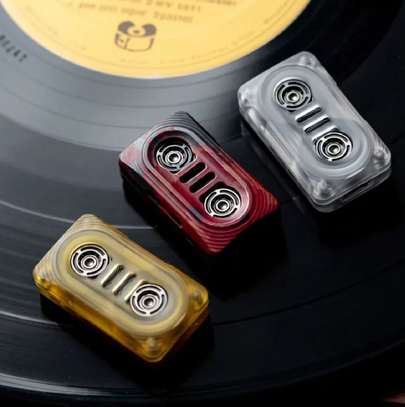 New EDCELL "TAPE DRIVE" PEI_PC_Copper Hand Push Fidget Slider for Collection & Gift