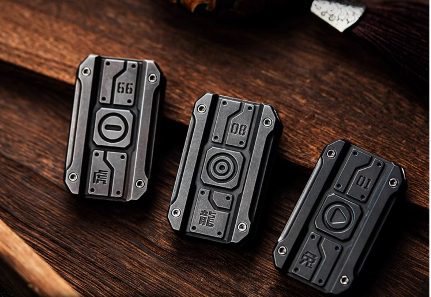 2024 WANWU LIMIT Edition Year of Dragon Hand Push Slider | WANWU Special Limit Edition Metal Hand Push Fidget | New Limit Edition WANWU EDC Hand Push Slider for Collection