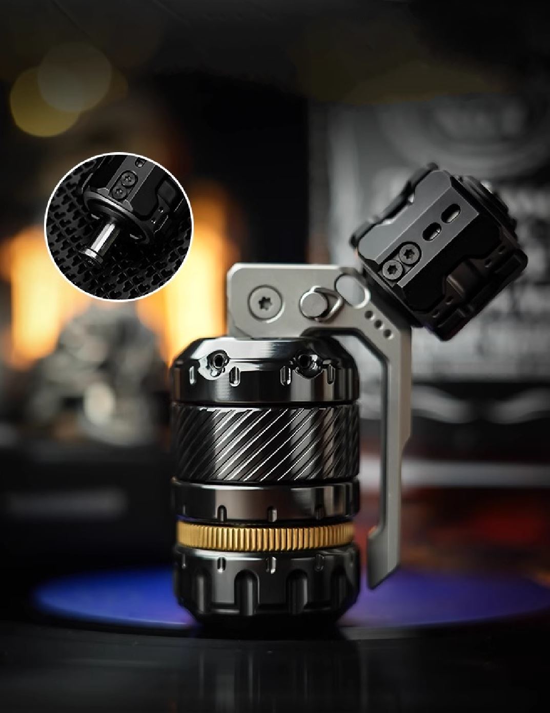 New MUYI NAYICI DEMOMAN Mechanical Hand Fidget Slider | MUYI NAYICI DEMOMAN Hand Push Slider EDC Fidget Toys for Collection & Gift