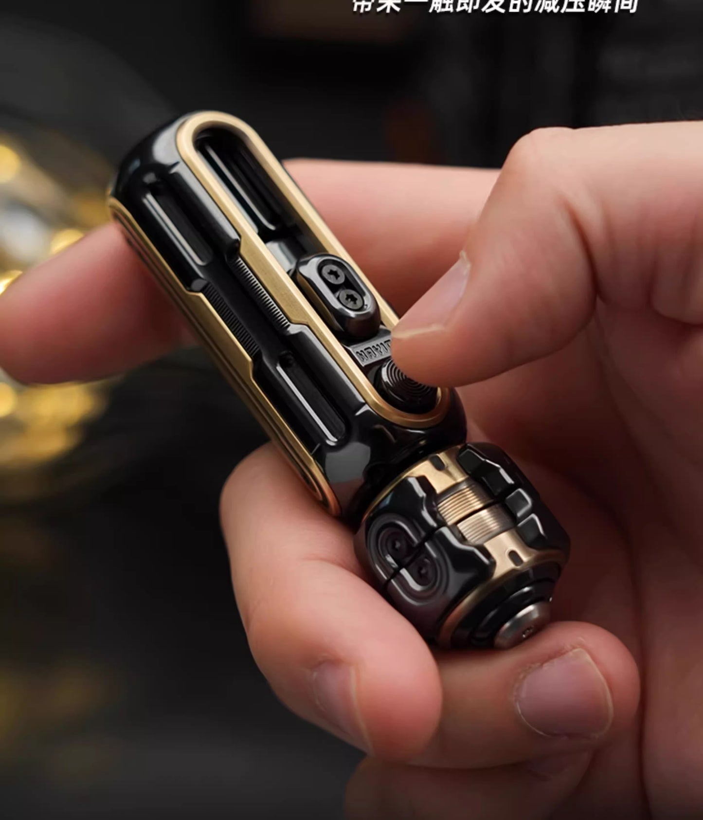 New MUYI NAYICI ARTILLERY Mechanical Ratchet Push Hand Slider | MUYI ARTILLERY Hand Push Slider | MUYI Ratchet Hand Push Fidget Toys for Collection & Gift