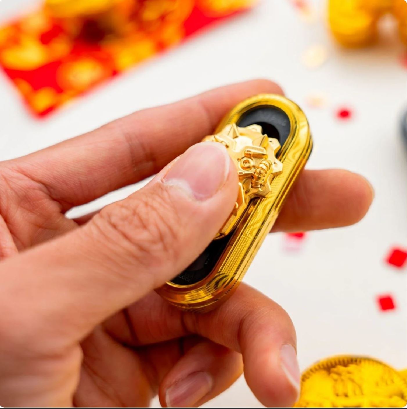 WANWU Popping "Cyber Jiaotu" 2026 Chinese Lunar New Year Special Edition Hand Fidget Haptic Push Slider