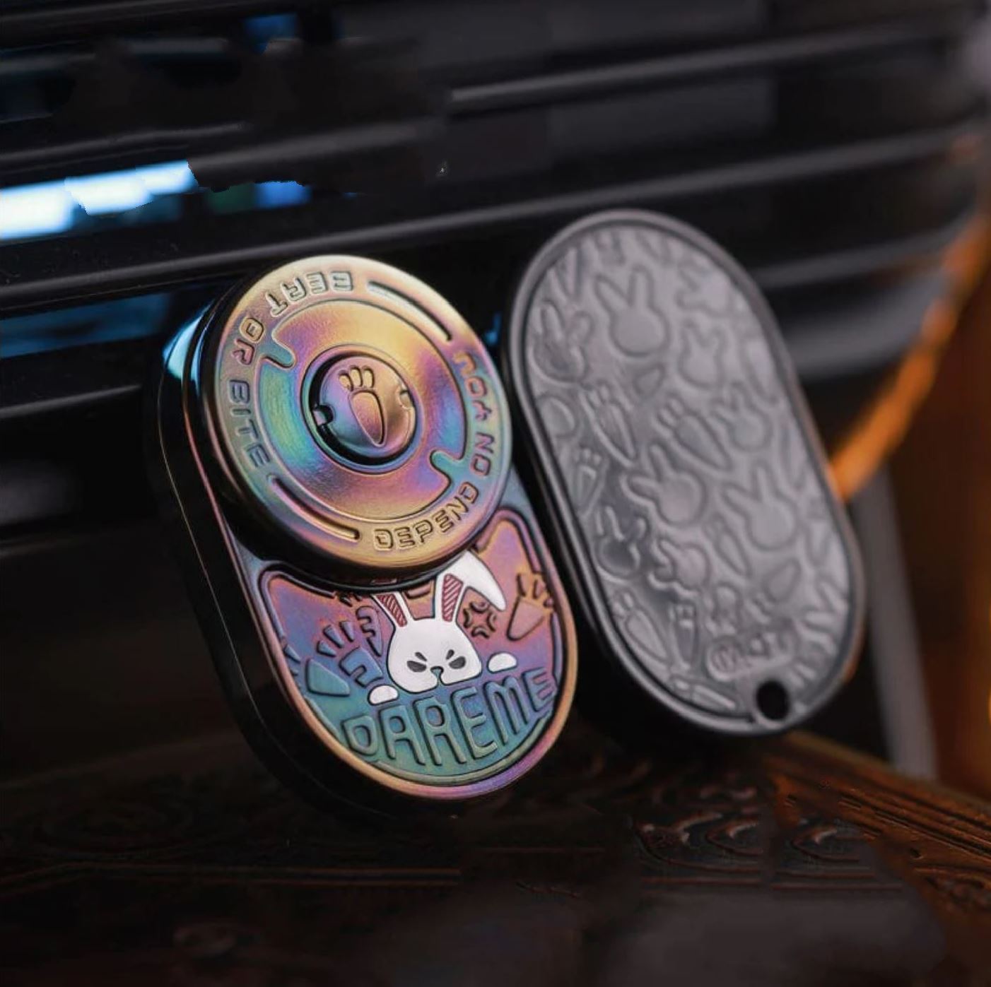 New MOT MIX Rhythm EDC Zirconium Rabbit - Zelda Hand Push Slider | New MOT MIX Rhythm EDC Zelda Hand Fidget Toys | New MOT EDC PPB Rabbit Hand Push Slider for Gift & Collection.