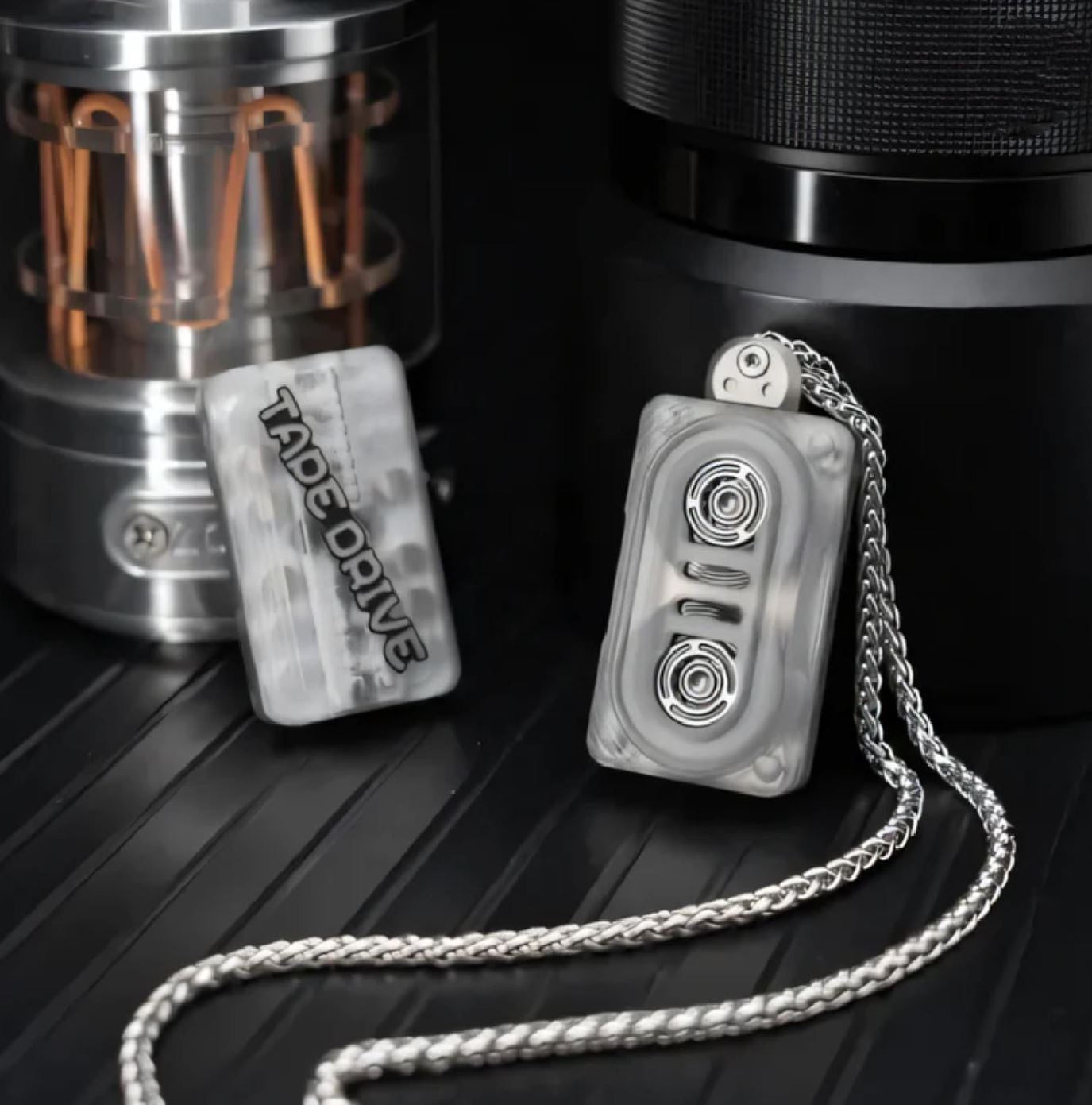 New EDCELL "TAPE DRIVE" PEI_PC_Copper Hand Push Fidget Slider for Collection & Gift