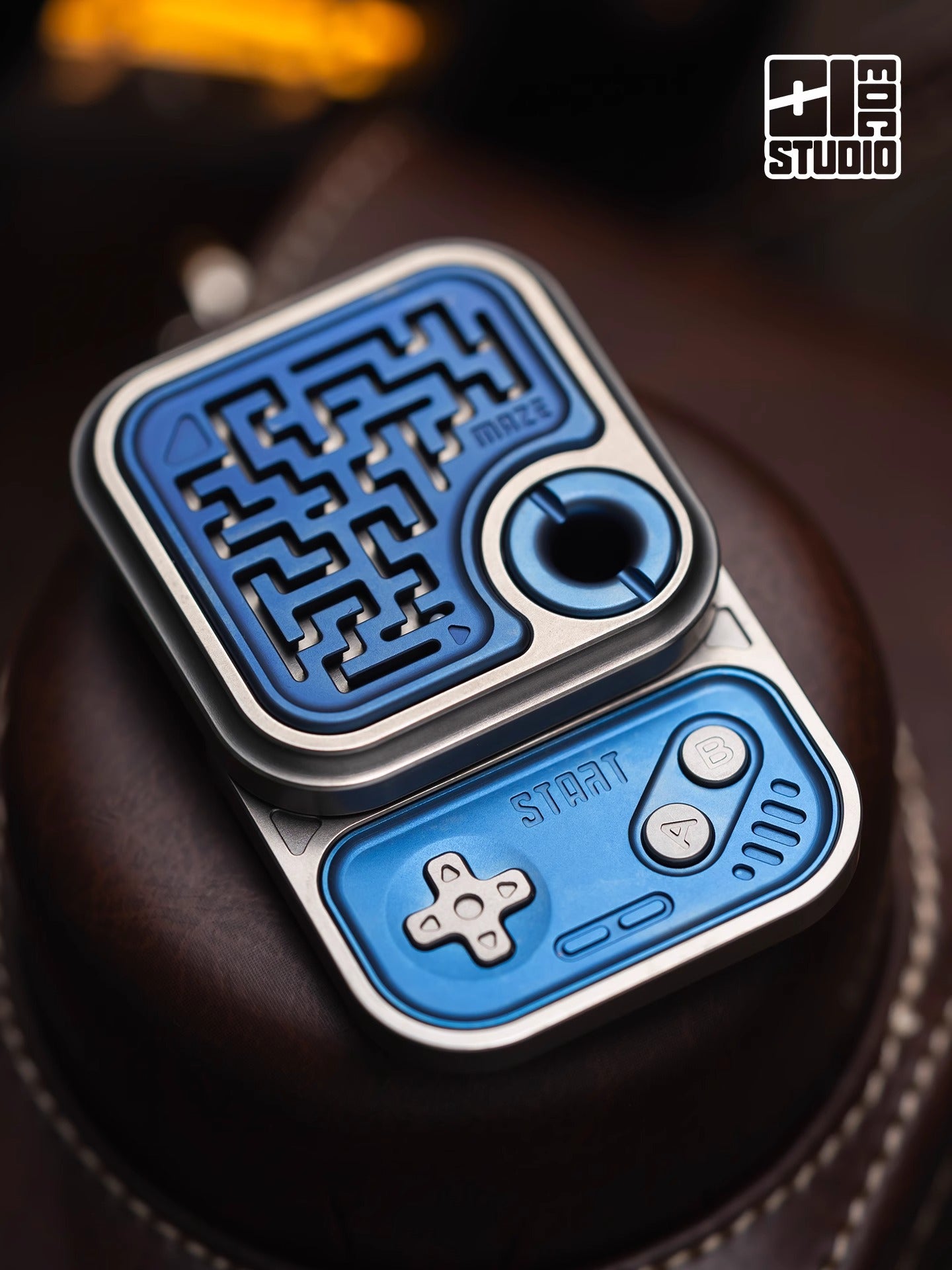 01 EDC Mechanical MAZE GAME Block Hand Push Slider | ZeroOne EDC MAZE BLOCK Haptic Hand Fidget Slider for Collection &amp; Gift