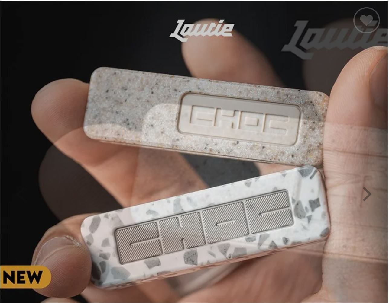 Lautie Choc Corian Mechanical EDC Hand Haptic Fidget Slider for Collection & Gift