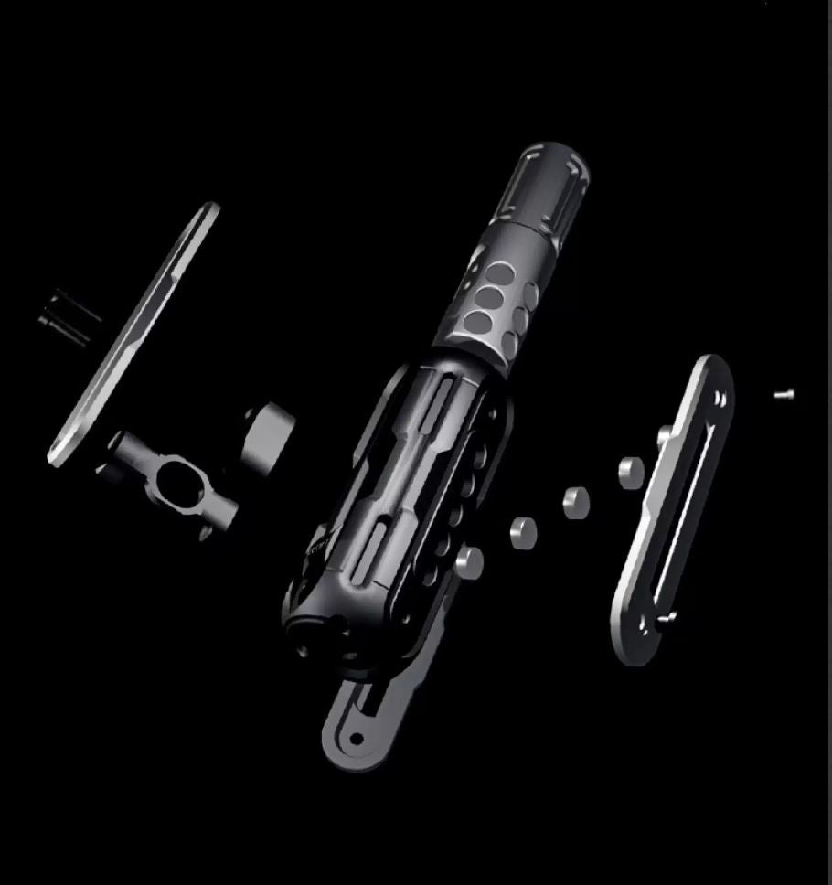 New MUYI NAYICI ARTILLERY Mechanical Ratchet Push Hand Slider | MUYI ARTILLERY Hand Push Slider | MUYI Ratchet Hand Push Fidget Toys for Collection & Gift