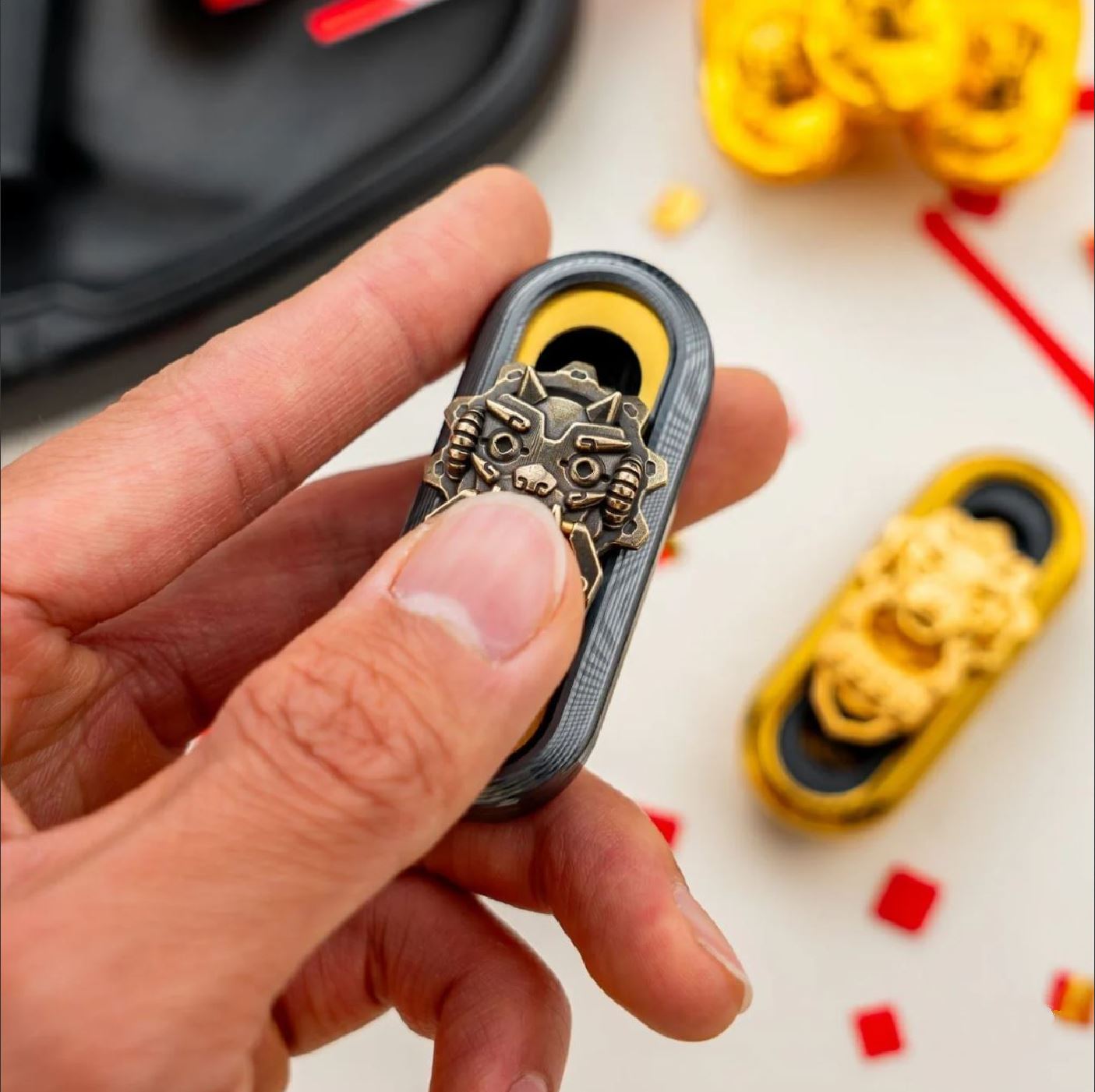 WANWU Popping "Cyber Jiaotu" 2026 Chinese Lunar New Year Special Edition Hand Fidget Haptic Push Slider