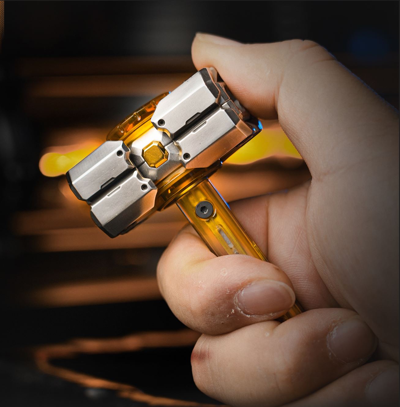 NAYICI Bone Breaker Gyro Fidget Spinner for Gift & Collection