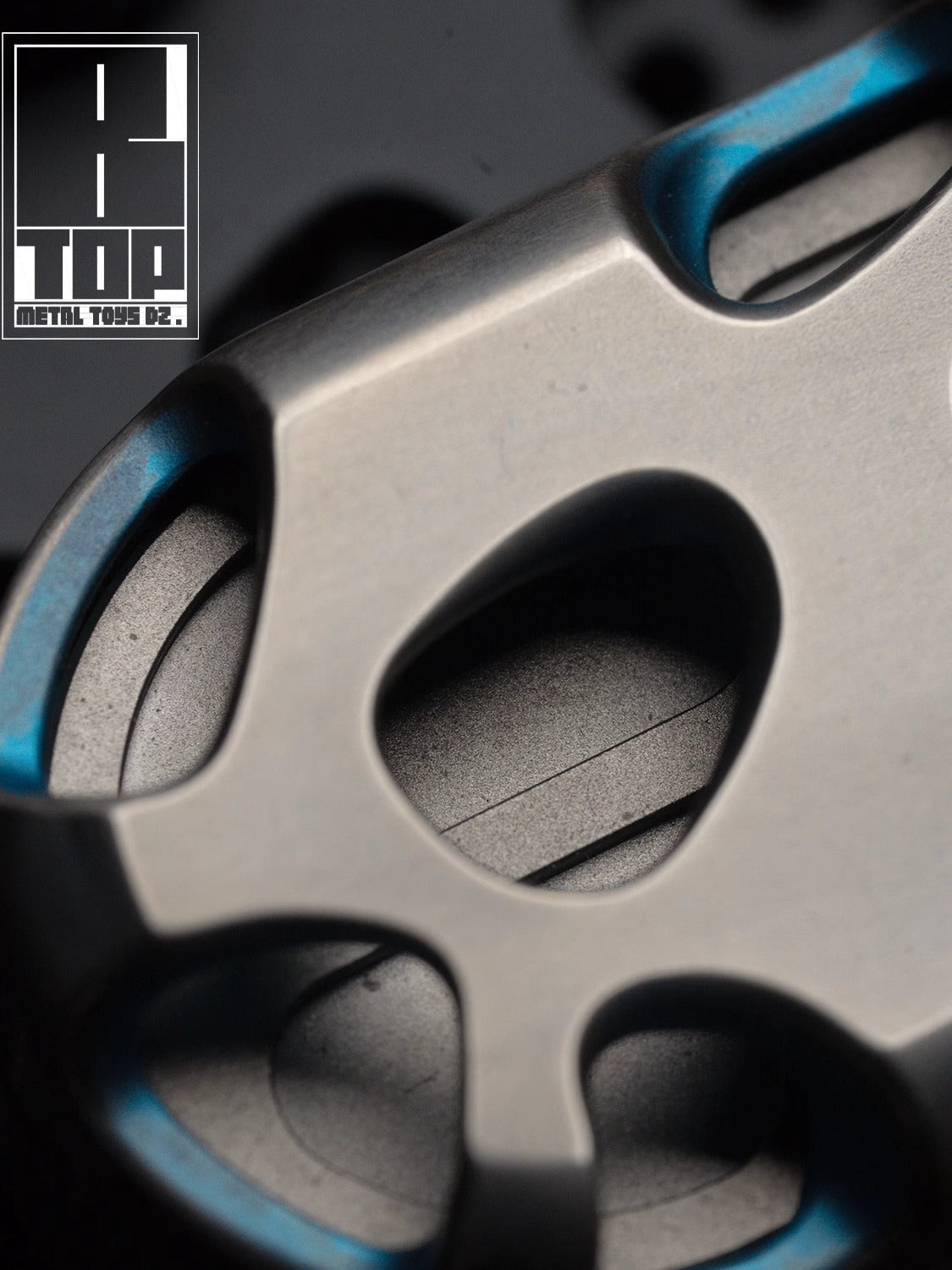 Metal Toys Dz Top-B "KONG" Hand Push Haptic Slider | Dz Top-B "KONG" EDC Hand Haptic Push Slider Push Pop Fidget Toys | Metal Fidget Push Pop Toys Anti-Stress Autism ADHD Hand Slider for Gift