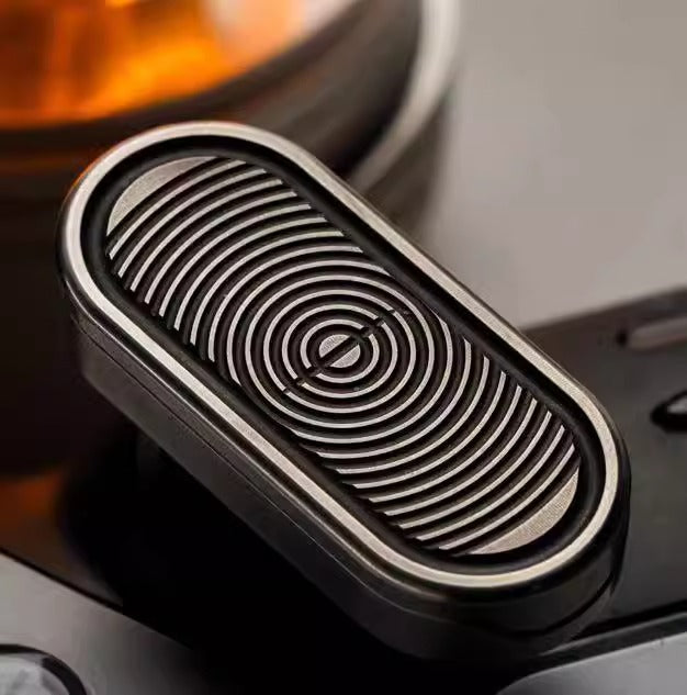 Metal Toys Dz Top-F Stainless Steel Mechanical Hand Push Slider | Metal Toys Dz Top-F Brass EDC Hand Slider | Top-F Metal Fidget for Gift & Collection