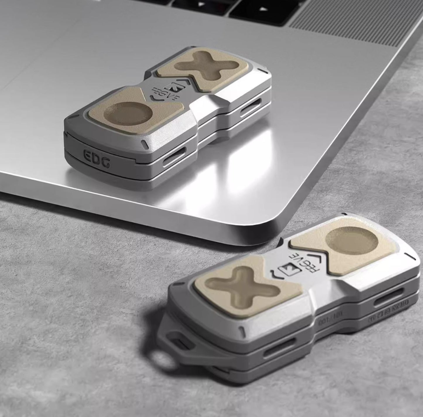 New FEGVE 101 Series Titanium TC4 Three Layer Hand  Haptic Push Slider | New FEGVE  Fidget Toy Hand Push PPB Decompression| FEGVE EDC Push Slider for Gift & Collection
