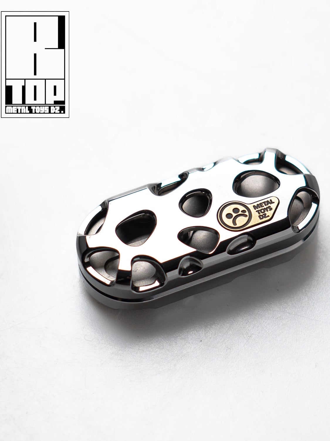 Metal Toys Dz Top-B "KONG" Hand Push Haptic Slider | Dz Top-B "KONG" EDC Hand Haptic Push Slider Push Pop Fidget Toys | Metal Fidget Push Pop Toys Anti-Stress Autism ADHD Hand Slider for Gift