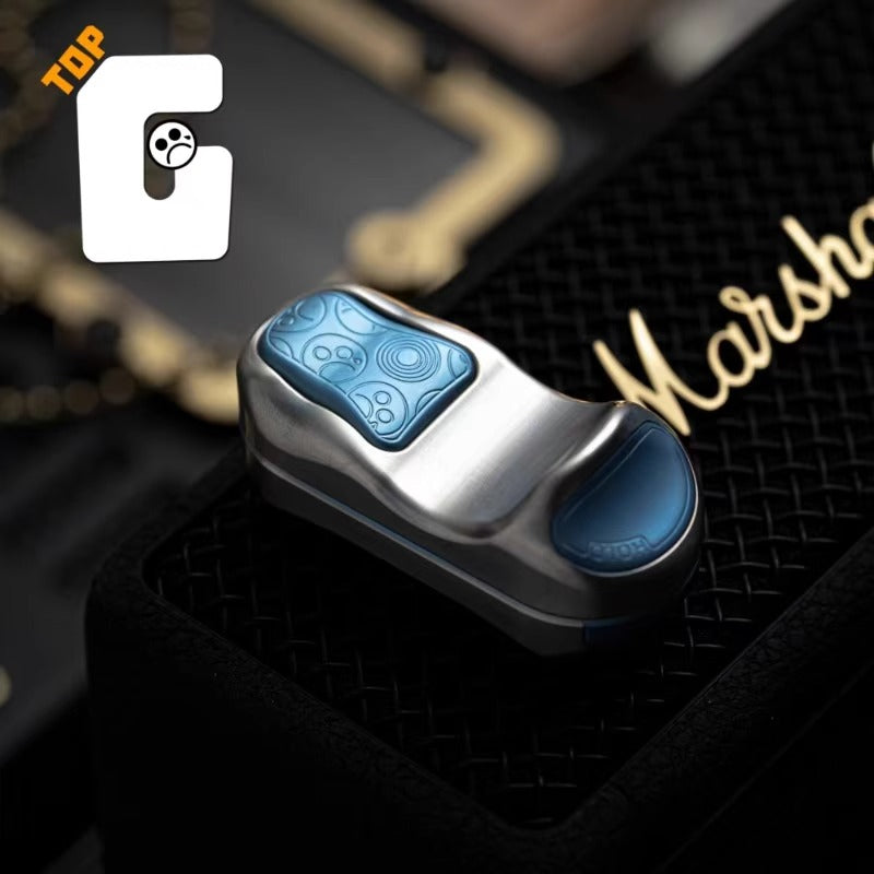 Metal Toys Dz Top-G Glory Hand Push Haptic Slider | Dz Top-G Glory EDC Hand Haptic Push Slider Push Pop Fidget Toys | Metal Fidget Push Pop Toys Anti-Stress Autism ADHD Hand Slider for Gift