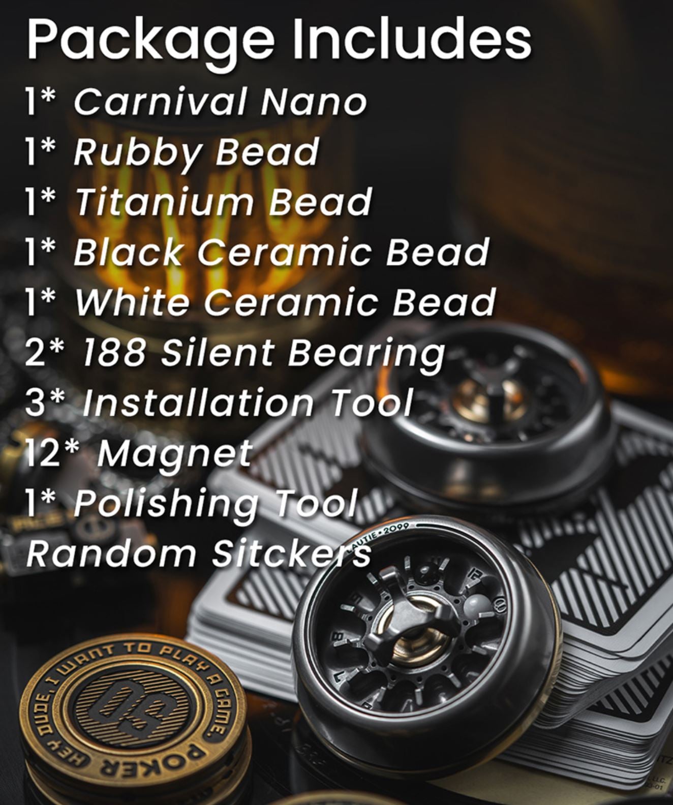 Lautie 2099 Series Nano Carnival Lucky Turn Table Hand Gyro Spinner | Lautie Nano Carnival Lucky Turn Table Hand Gyro Fidget for Collection and Gift