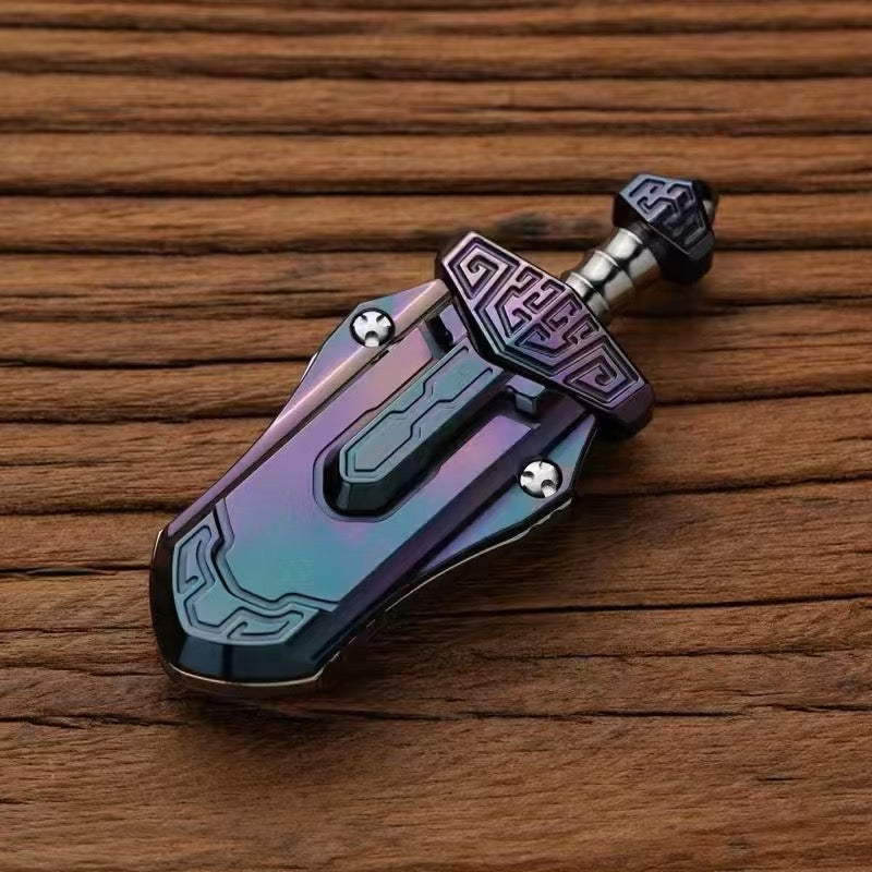 New 2026 WANWU "Taia" Sword Hand Haptic Special Material Zirconium crystal Push Slider