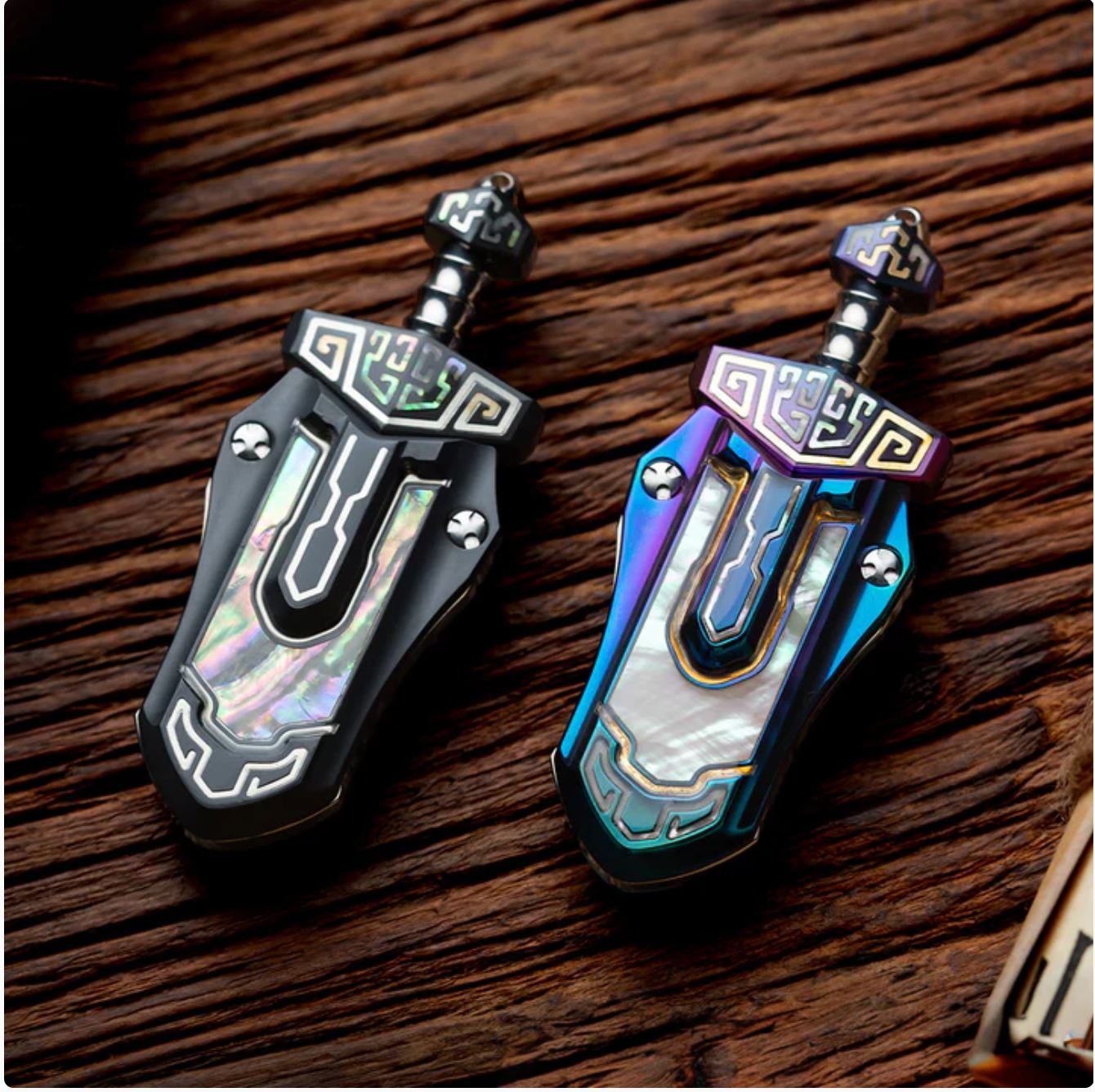 New 2026 WANWU "Taia" Sword Hand Haptic Special Material Zirconium crystal Push Slider