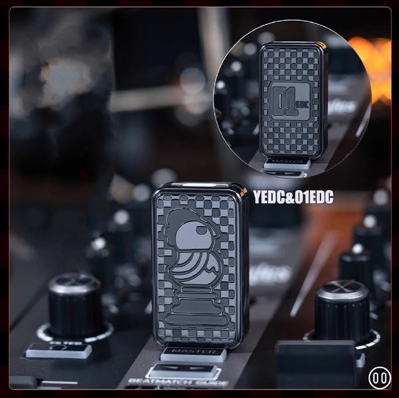 01EDC & YEDC Stainless Steel Limited Mechanical Hand Haptic Slider | 01EDC YEDC Zirconium EDC Hand Fidget Toy for Collection & Gift
