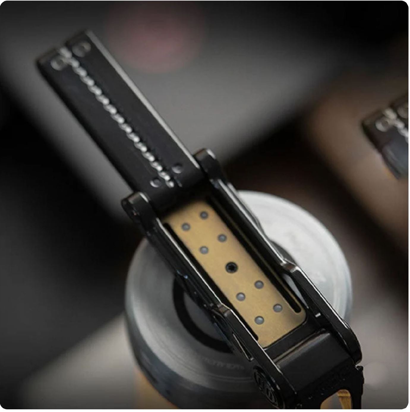 YEDC Razor 2.0 Zirconium Limited Mechanical Hand Haptic Slider | YEDC Razor 2.0 Zirconium EDC Hand Fidget Toy for Collection &amp; Gift