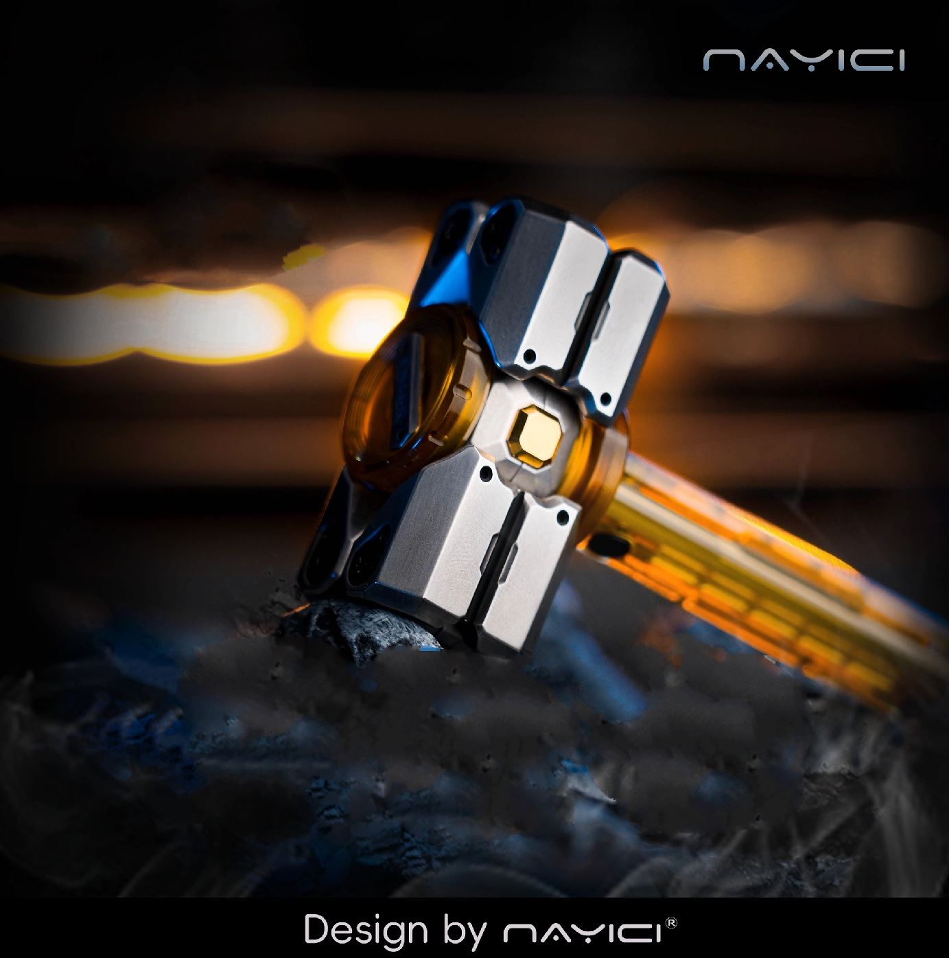 NAYICI Bone Breaker Gyro Fidget Spinner for Gift & Collection