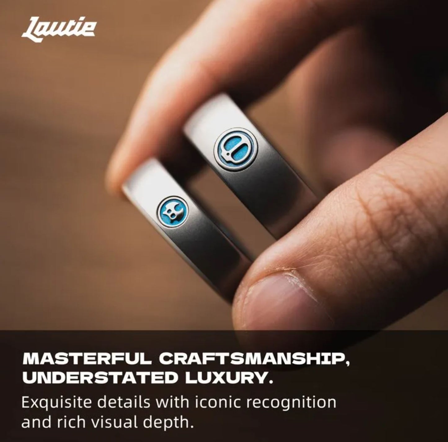 New Launching Lautie SpyWar Mechanic I - Slim Fidget Ring for Collection & Gift