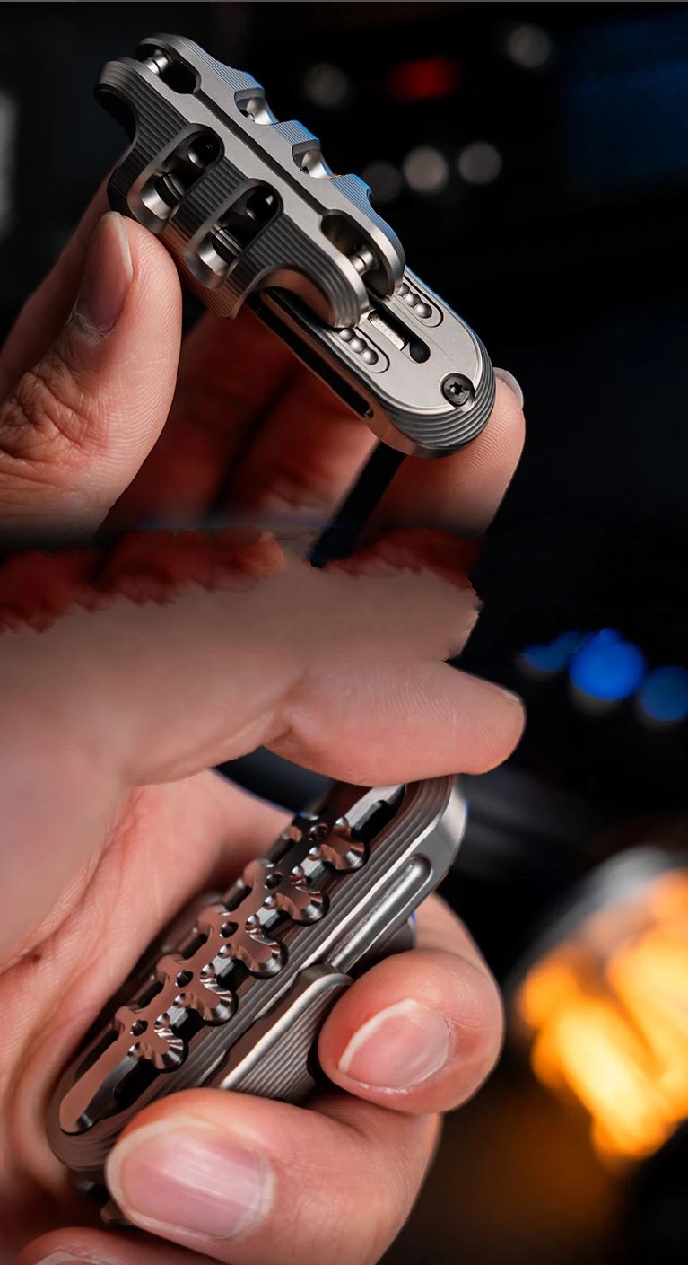 New WANWU EXOSKELETON Mechanical Magnetic Hand Haptic Push Slider | New WANWU EXOSKELETON EDC PEI Hand Push Slider | WANWU EXOSKELETON PPB Fidget Toys for Collection & Gift