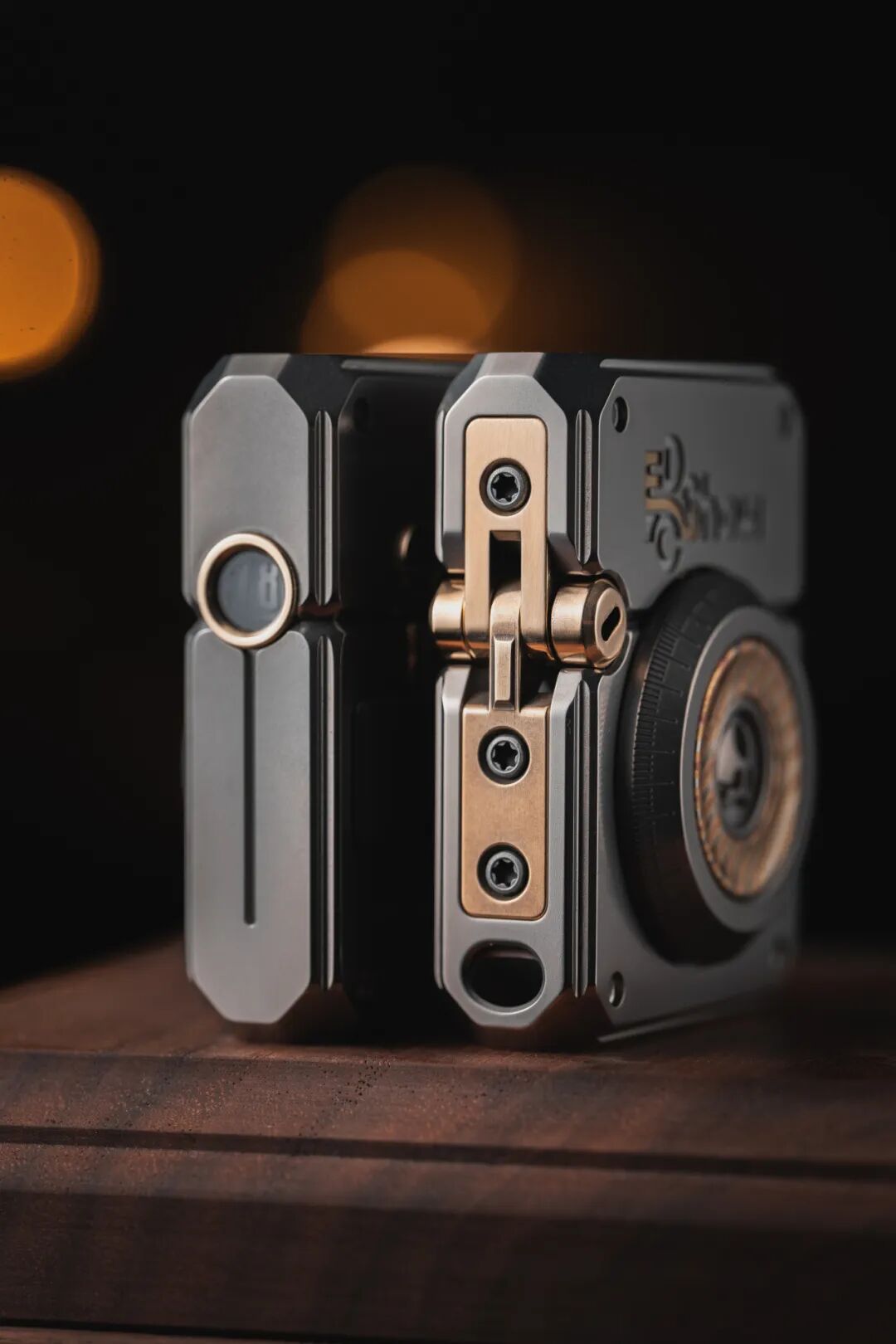 New Lautie 2099 Series Lotto Titanium Lighter Box Gyro Fidget Slider Spinner for Collection & Gift