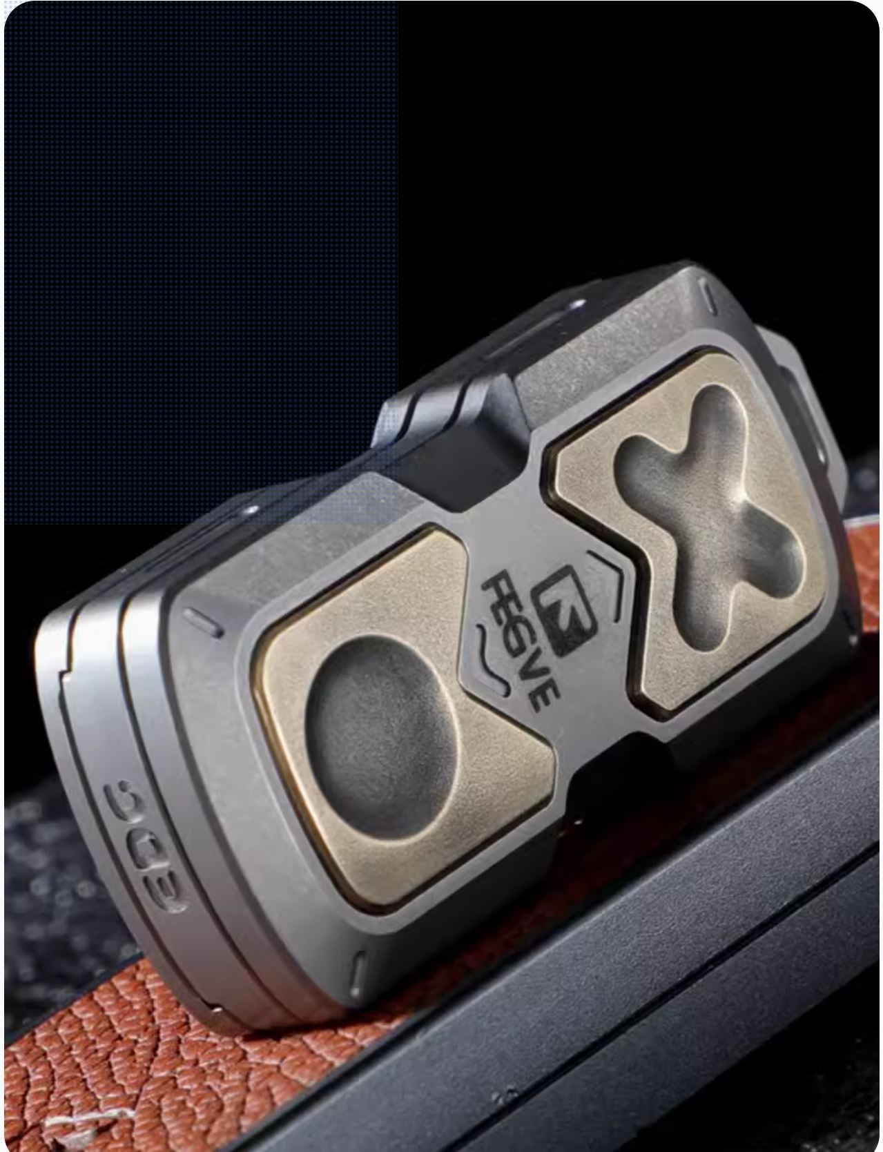 New FEGVE 101 Series Titanium TC4 Three Layer Hand  Haptic Push Slider | New FEGVE  Fidget Toy Hand Push PPB Decompression| FEGVE EDC Push Slider for Gift & Collection