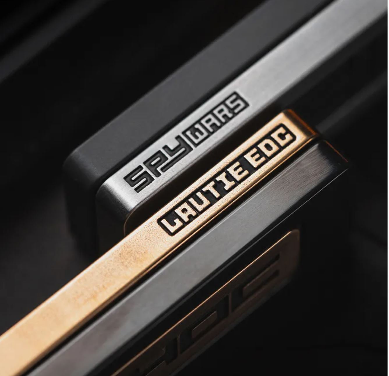 Lautie Choc Zirconium - Stainless Steel Mechanical Slider | Lautie Choc Hand Haptic Slider EDC for Collection & Gift