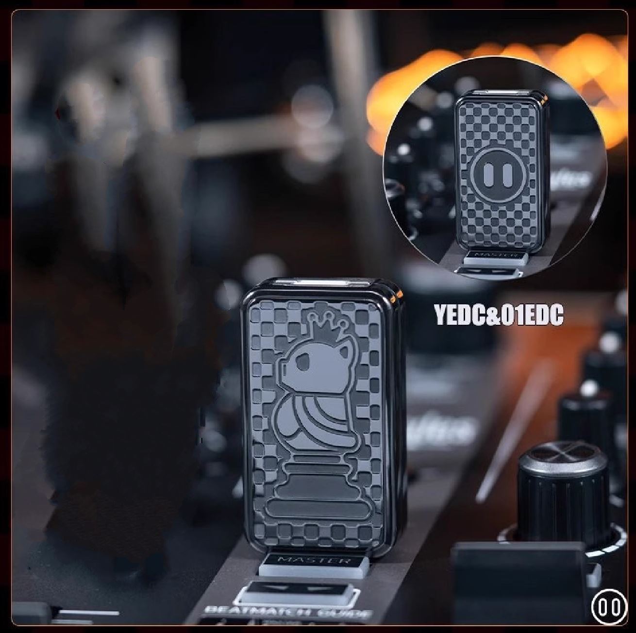 01EDC & YEDC Stainless Steel Limited Mechanical Hand Haptic Slider | 01EDC YEDC Zirconium EDC Hand Fidget Toy for Collection & Gift