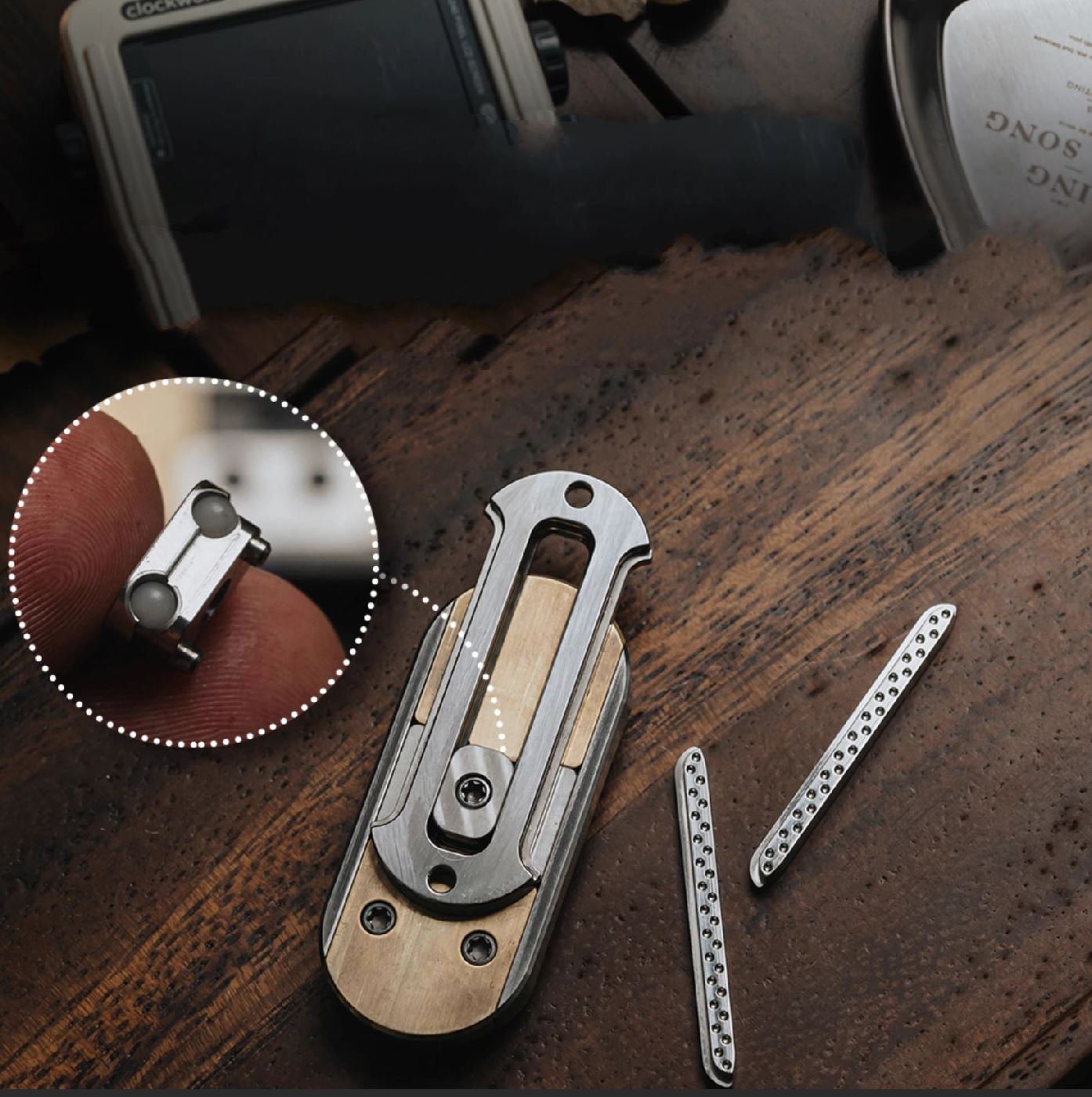 Metal Toys Dz Top-G Glory Hand Push Haptic Slider | Dz Top-G Glory EDC Hand Haptic Push Slider Push Pop Fidget Toys | Metal Fidget Push Pop Toys Anti-Stress Autism ADHD Hand Slider for Gift