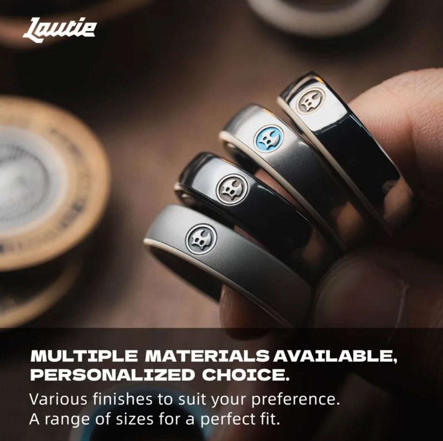 New Launching Lautie SpyWar Mechanic I - Slim Fidget Ring for Collection & Gift