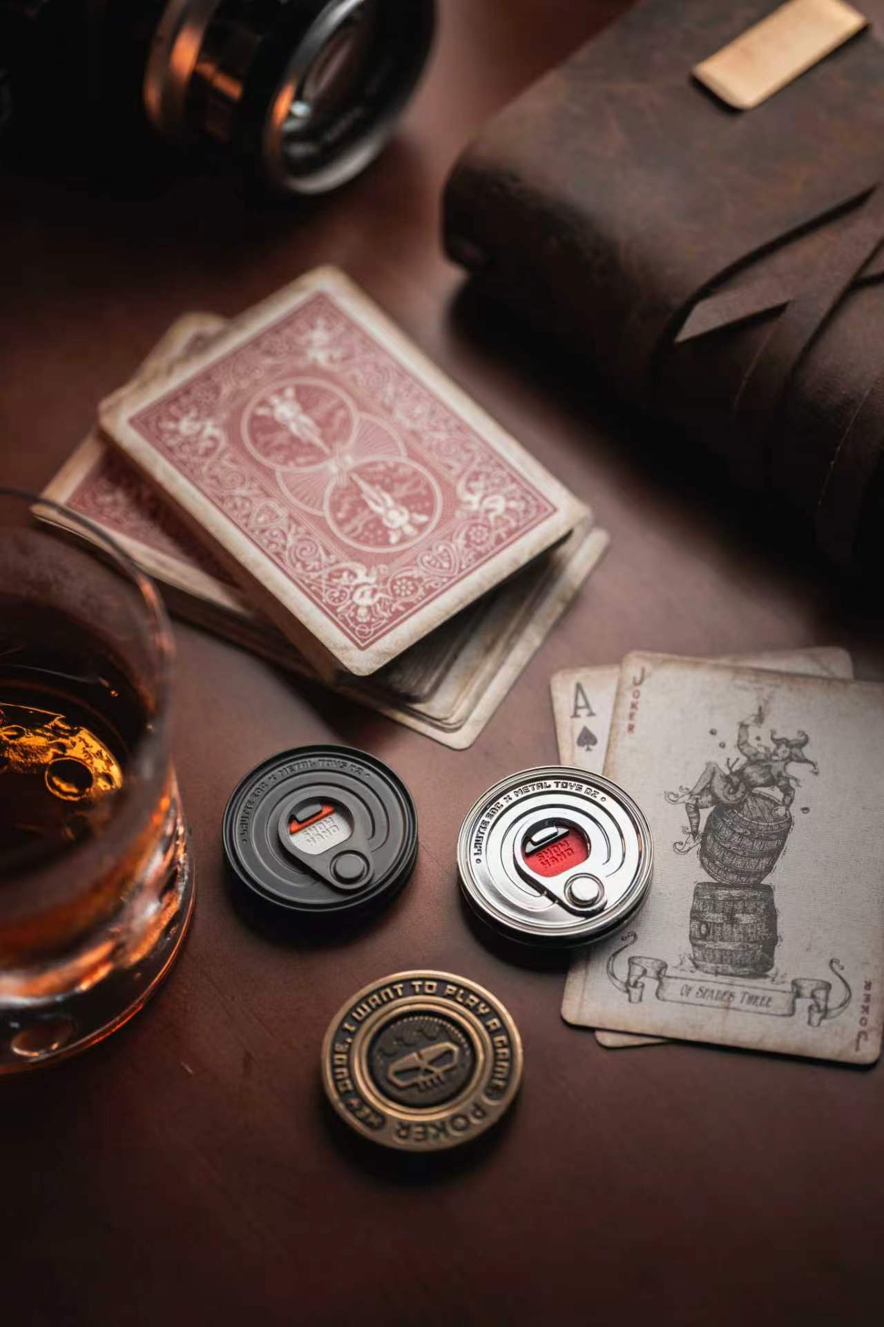 New Lautie x Metal Toys DZ "ShowHand" -Haptic Coin CAN SS Zirconium Mechanical Coin Shape Hand Slider for Collection & Gift