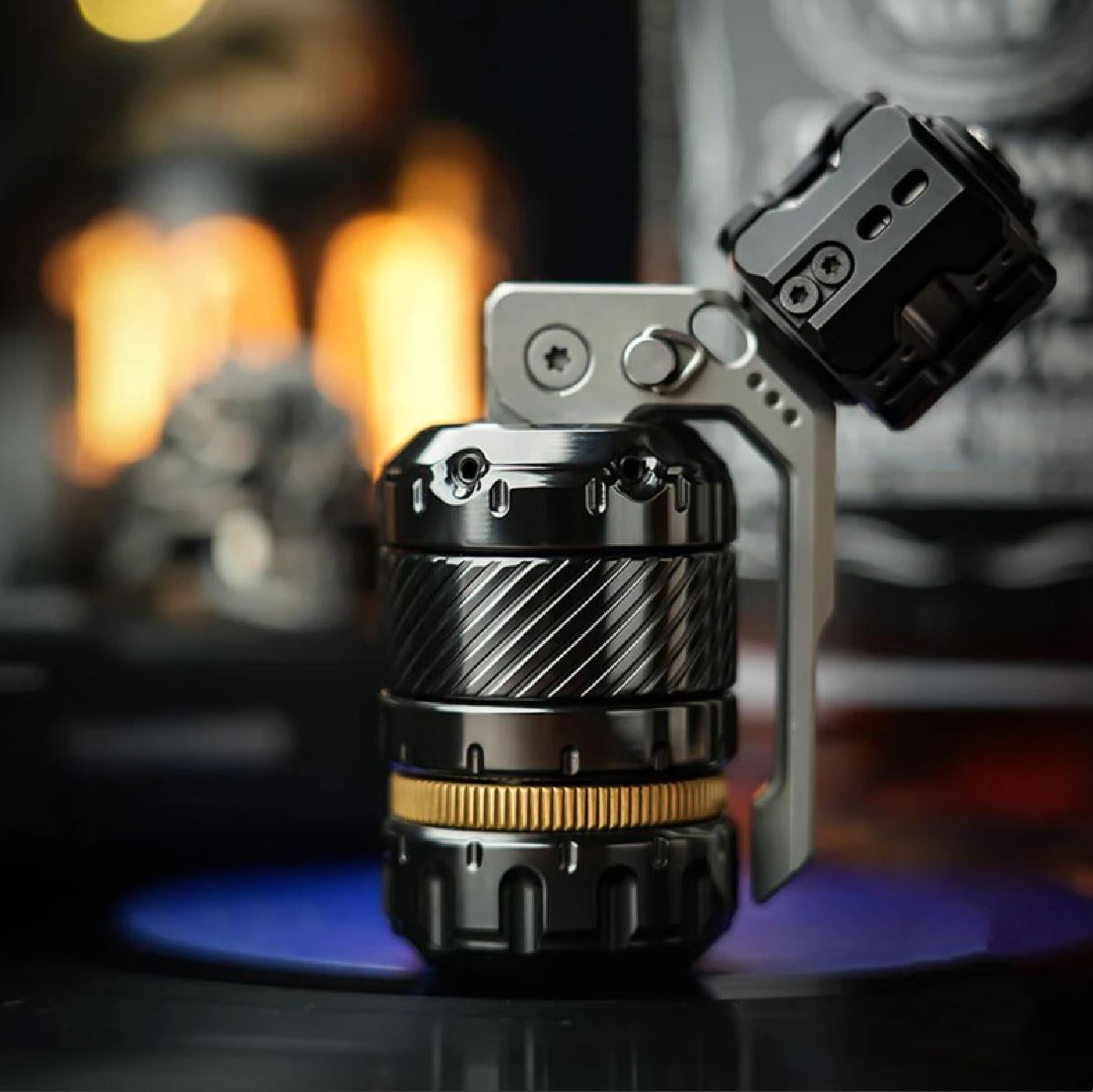 New MUYI NAYICI DEMOMAN Mechanical Hand Fidget Slider | MUYI NAYICI DEMOMAN Hand Push Slider EDC Fidget Toys for Collection & Gift