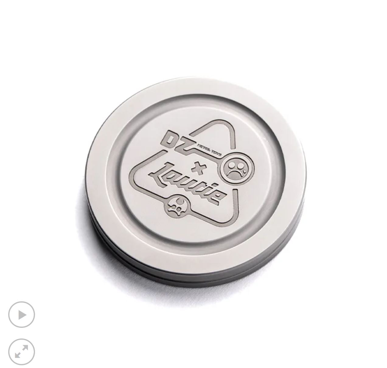 Lautie x Metal Toys DZ "ShowHand" Mechanical Coin Shape EDC PPB Fidget Hand Slider for Gift & Collection
