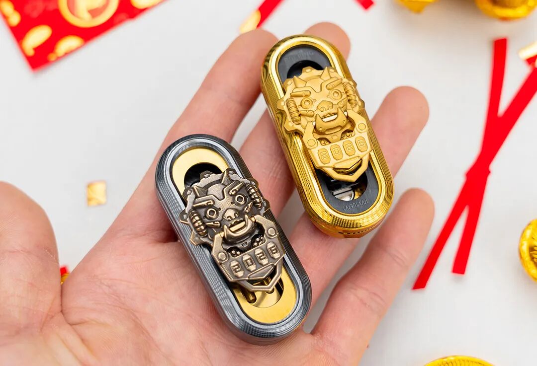 WANWU Popping "Cyber Jiaotu" 2026 Chinese Lunar New Year Special Edition Hand Fidget Haptic Push Slider