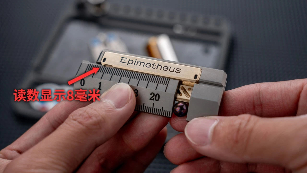 EDCELL x ROGUE Co-Branded "Deception Ruler" Mechanical Push Slider | EDCELL x ROUGUE EDC Haptic Hand Deception Ruler Fidget Slider for Collection &amp; Gift