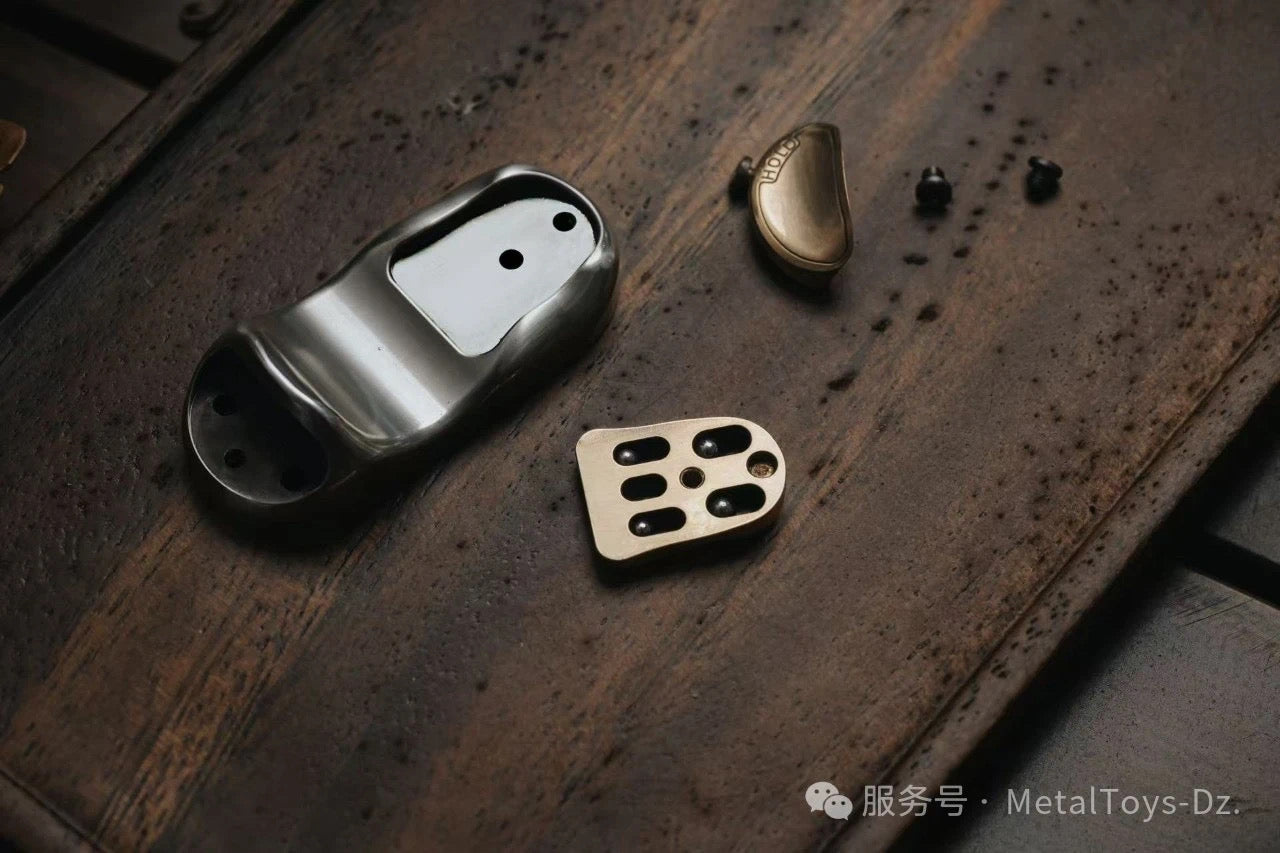 Metal Toys Dz Top-G Glory Hand Push Haptic Slider | Dz Top-G Glory EDC Hand Haptic Push Slider Push Pop Fidget Toys | Metal Fidget Push Pop Toys Anti-Stress Autism ADHD Hand Slider for Gift