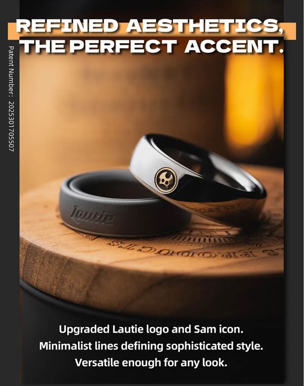 New Launching Lautie SpyWar Mechanic I - Slim Fidget Ring for Collection & Gift