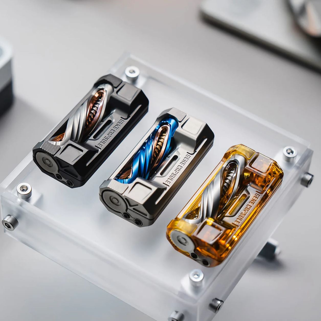 01 EDC Gene Capsule Hand Push Slider for Gift & Collection